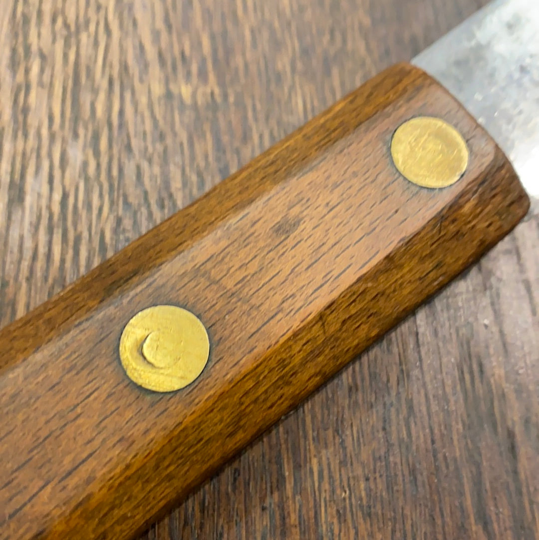 P Emrich Cin, Oh Est. 1856 5.5” Bullnose Carbon Steel Beech Antique