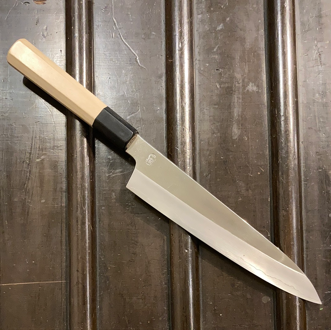 Sakai Kikumori Choyo 210mm Gyuto Ginsanko with Saya