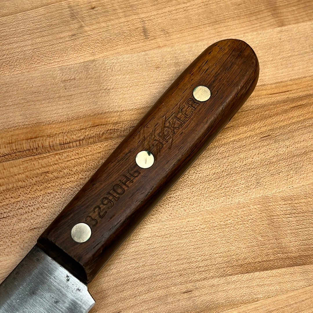 Dexter 10" Scimitar Carbon Steel Hollow Ground Rosewood 1950's-70's