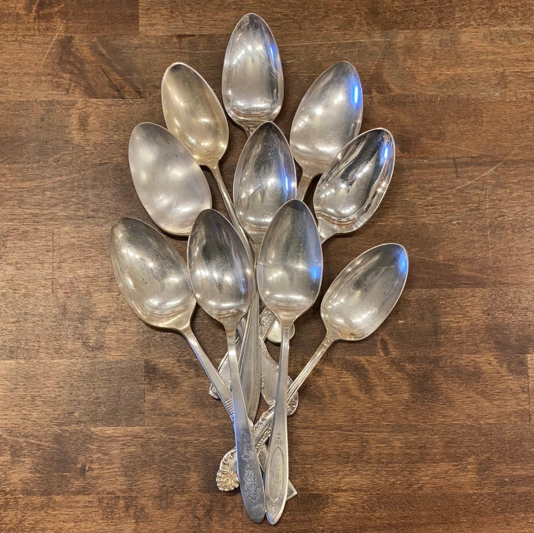 Assorted Vintage Large Silver Plate Spoon