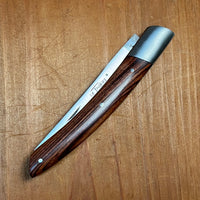 Au Sabot Le Thiers 12cm Pocket Knife Straight Stainless Violetwood Handle