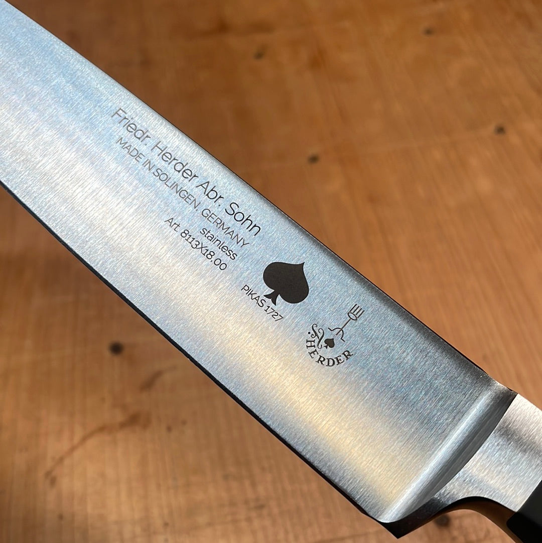 Friedr Herder Pikas 7” Flexible Fillet Slicer Forged Stainless POM