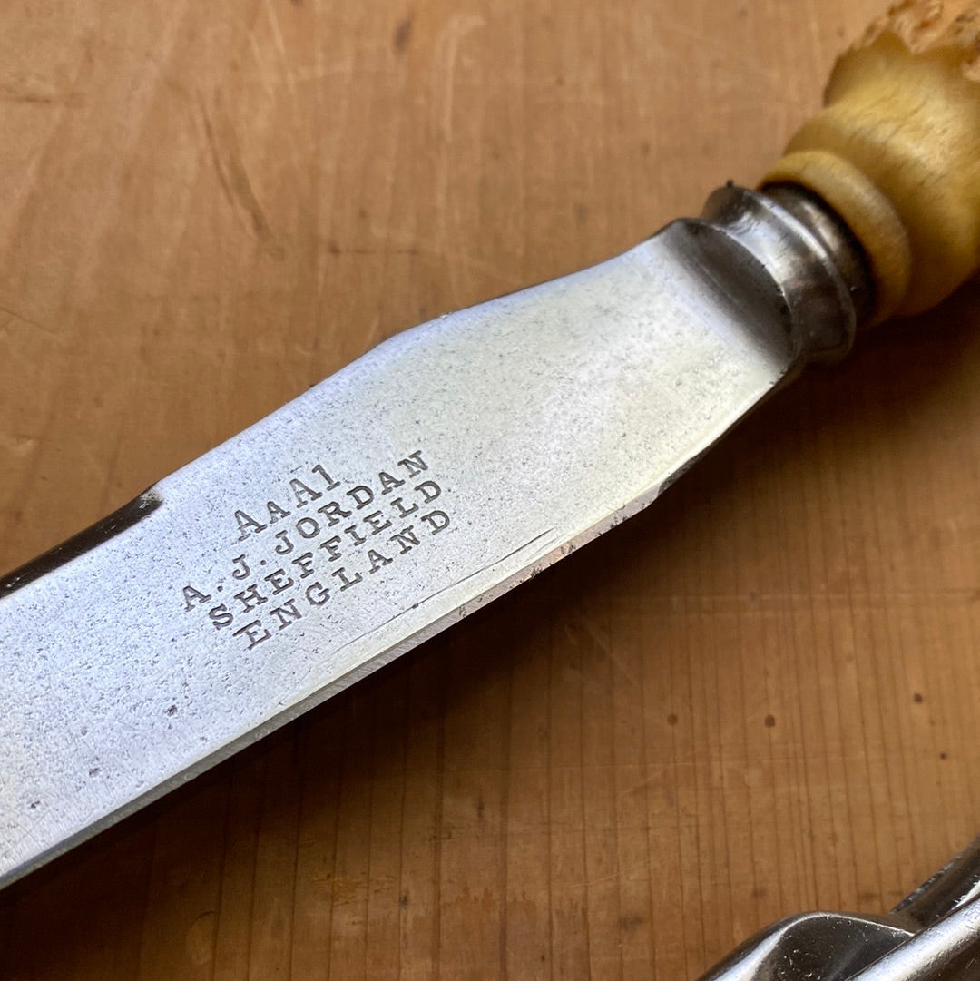 A J Jordan AAA1 Small Carving Set Sheffield 1890’s-1920’s