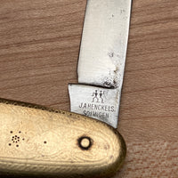 J A Henckels Solingen 3 3/8” Pen Knife 19th C?