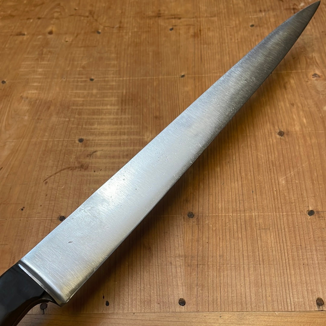 German 12" Forged Carbon Steel Slicing Knife ~1960's