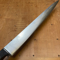 German 12" Forged Carbon Steel Slicing Knife ~1960's