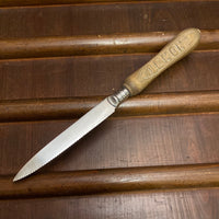 John Sanderson & Son Lemon Knife Silverplate Sheffield 1887-1927