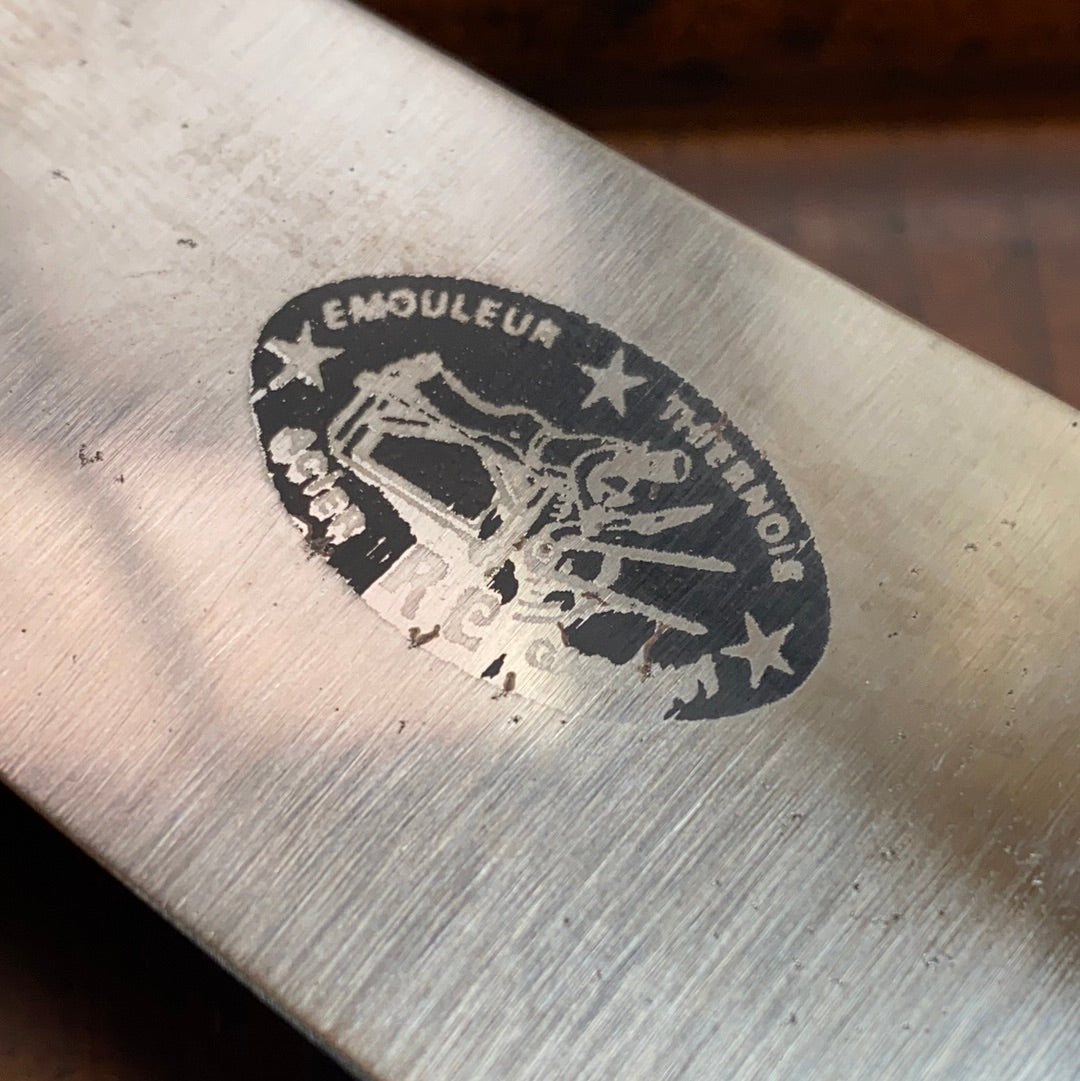 Emouleur Thiernois 8” Chef Knife Carbon Steel Beech Handle 1950’s?