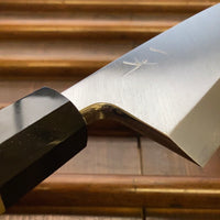 Hitohira Kikuchiyo Manzo 165mm Deba Aogami 2 Ho Wood with Saya