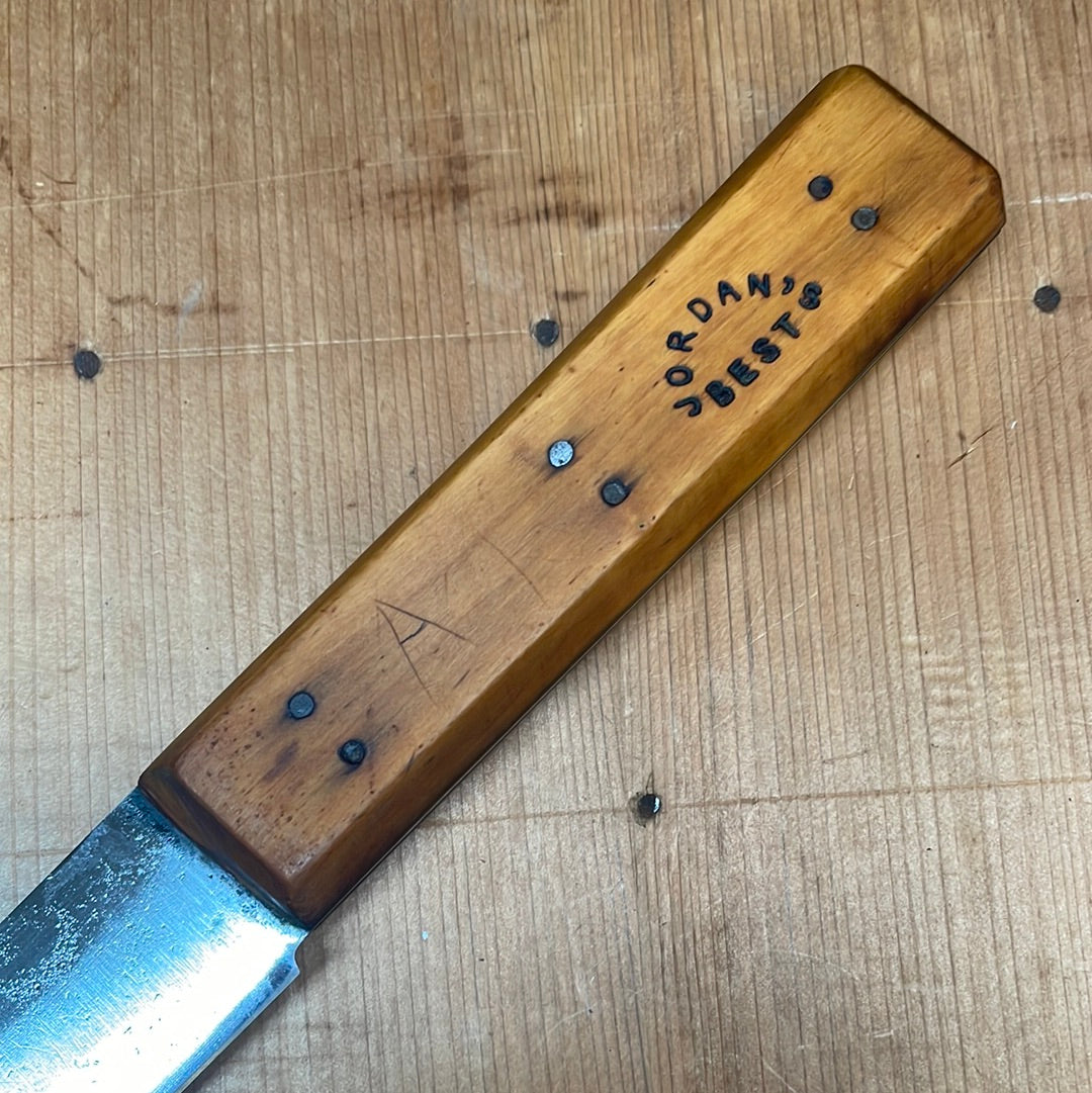 A J Jordan 11" Bullnose Butcher Double Shear Steel Boxwood is 1871-1926