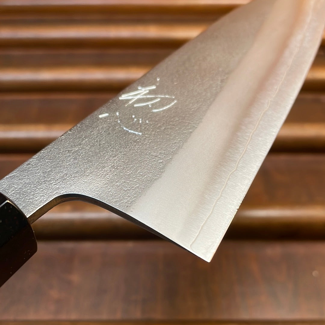 Yoshikane Hamono 165mm Santoku SKD Nashiji Teak Handle