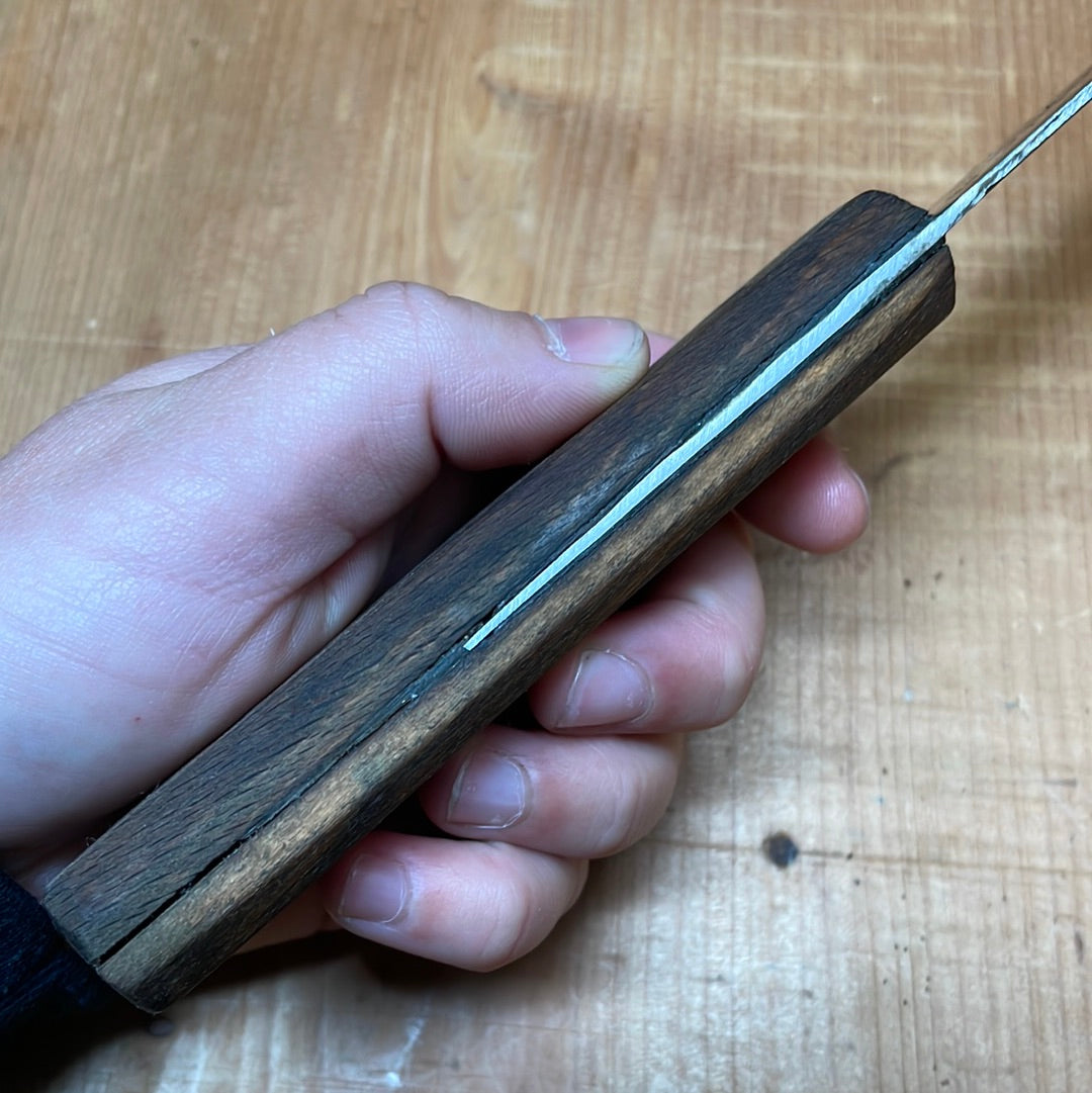 I Wilson 5.75" Skinning Knife Carbon Steel & Beechwood 1890's-1920's