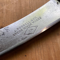 J Russell Green River Works 6” Skinning Knife Carbon 1884-1920’s