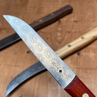 Friedr Herder Paring Knife Set Carbon Birdsbeak Sheepsfoot Spear Padouk Olive Walnut