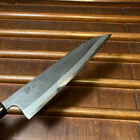 Tsukasa Hinoura 210mm Gyuto Shirogami Warikomi Unryu Suminagashi Double Horn Enju