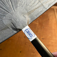 Kutami Japanese Sensen Fan - Black Sumi