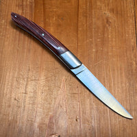 Au Sabot Le Thiers 12cm Pocket Knife Straight Stainless Violetwood Handle