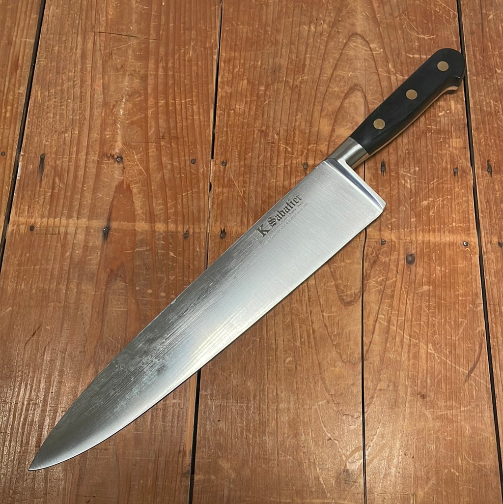 Sabatier 8 Chef's Knife Carbone Steel with Olivewood Handle