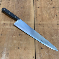 J. A. Henckels 10” Chef Knife Handforged Carbon Steel 1950’/60’s
