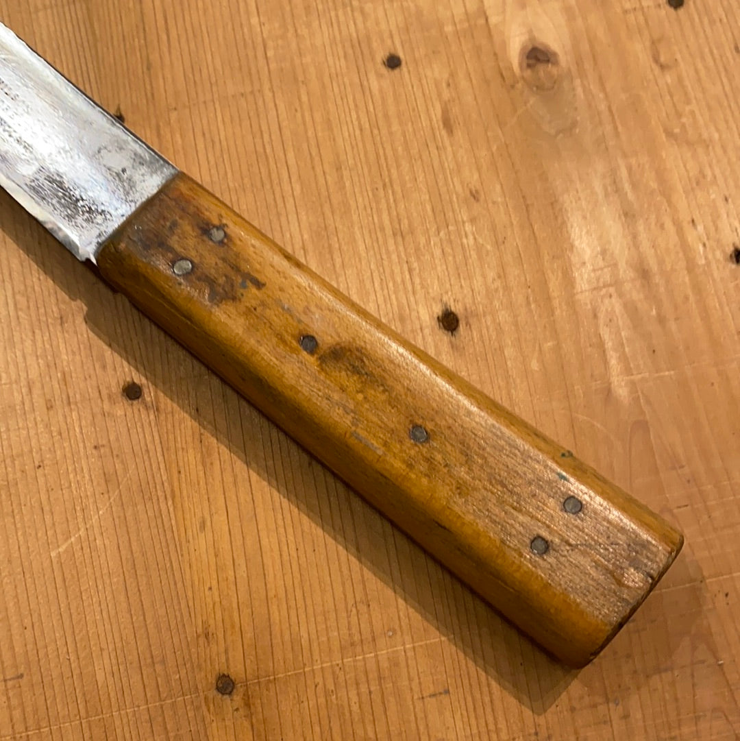 I Wilson 11.75” Bullnose Scimitar Carbon Steel Sheffield 1890-1920’s