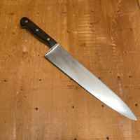 J. A. Henckels 10” Chef Knife Handforged Carbon Steel 1960’ early 70’s
