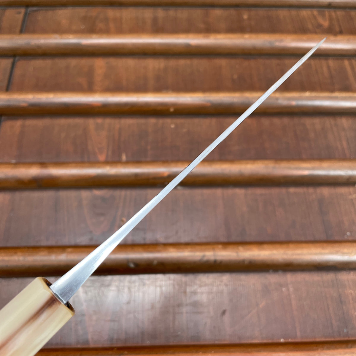 Jiro Nakagawa 150mm Wa Petty Kurouchi Shirogami 1 Taihei Tagayasan Handle #447