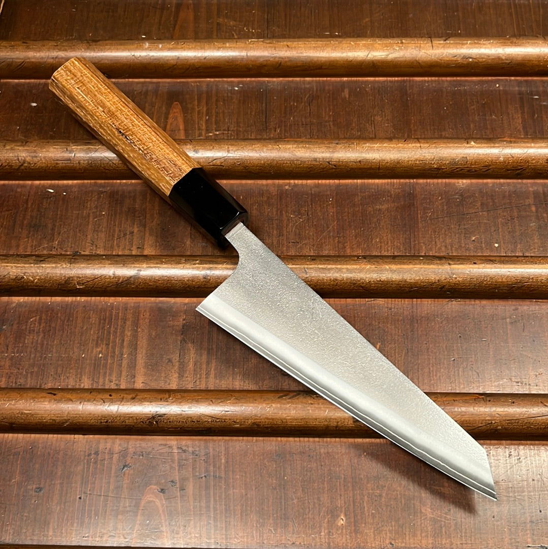 Yoshikane Hamono 150mm Honesuki Kaku SKD Nashiji Teak Handle