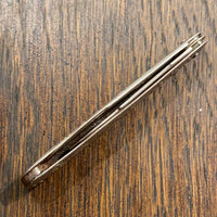 Sterling Silver Victorian Fruit Knife Floral Motif Birmingham 19th C