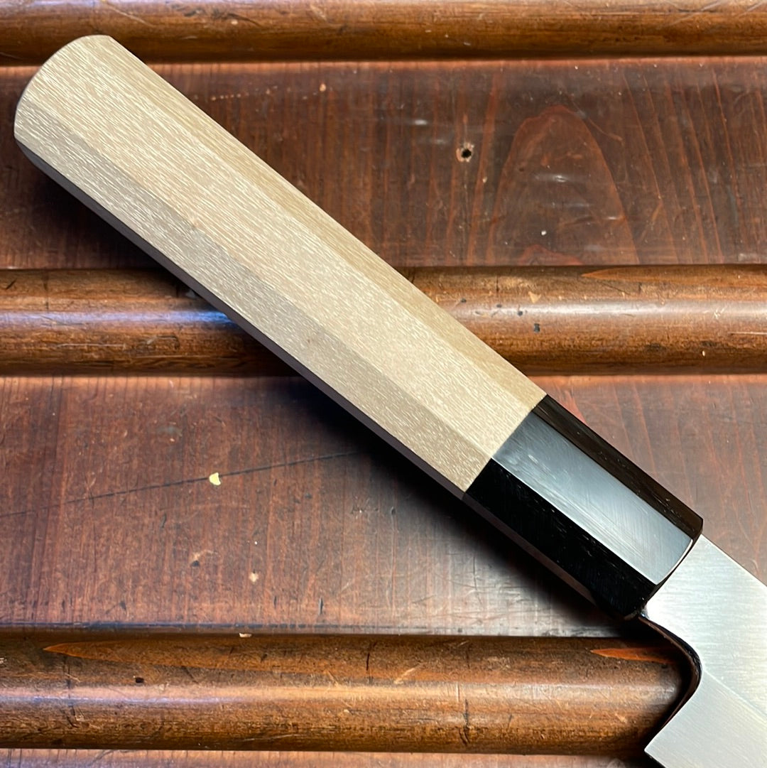 Hitohira Kikuchiyo Manzo 270mm Sakimaru Yanagi Aogami 2 Ho Wood with Saya