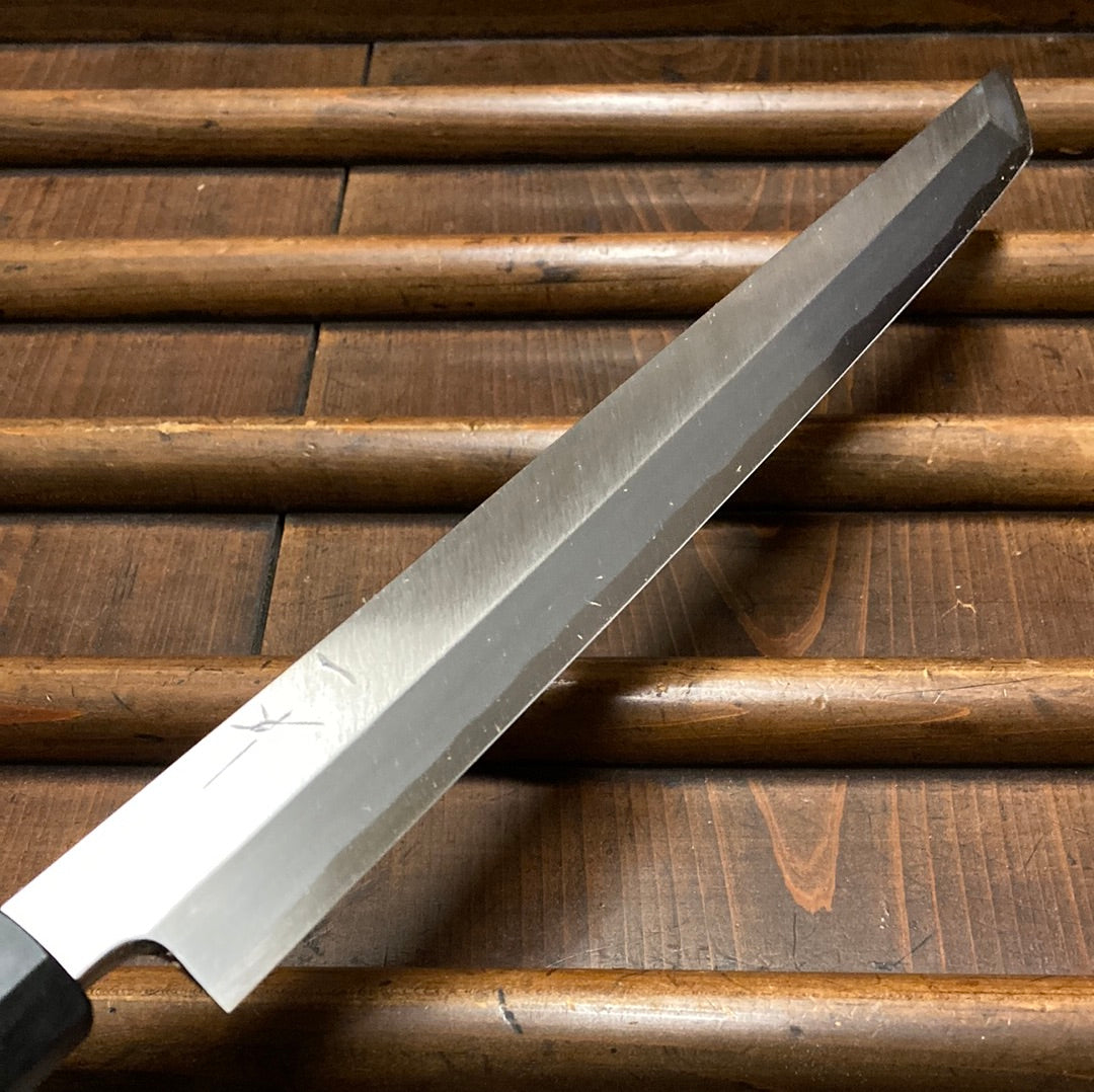 Hitohira Kikuchiyo Manzo 300mm Sakimaru Takohiki Aogami 2 Ho Wood with Saya