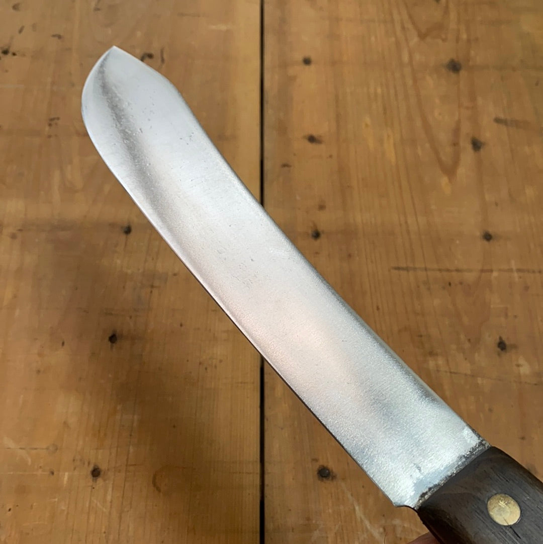 Unmarked 10” Bullnose Scimitar Carbon Steel USA 1930’s?