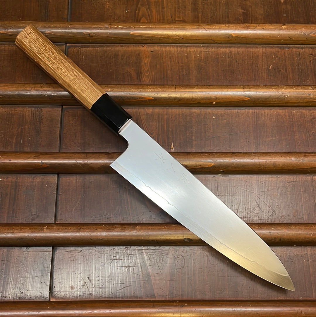 Myojin Naohito 210mm Gyuto SG2 Stainless Kasumi Teak Handle