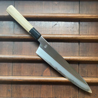 Sakai Kikumori Choyo 240mm Gyuto Shirogami 2 with Saya