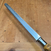 American 12" Flexible Ham / Salmon Slicer Carbon Steel Antler Re-Handle