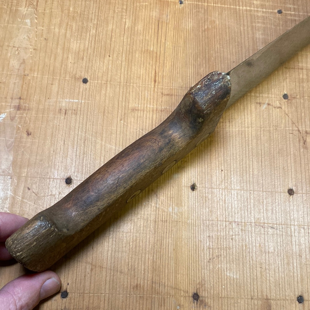 Unmarked 11” Boucher Butcher Knife Carbon Steel France 1950’s?
