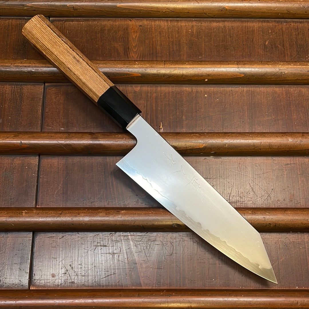 Myojin Naohito 180mm Bunka SG2 Stainless Kasumi Teak