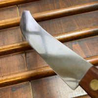 K Sabatier Jeune 8” Bullnose Butcher Knife Carbon Steel 1960’s
