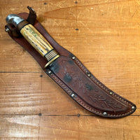 Western Boulder Colo 5” Fixed Blade Knife Stag Boulder Colo. 1956-78