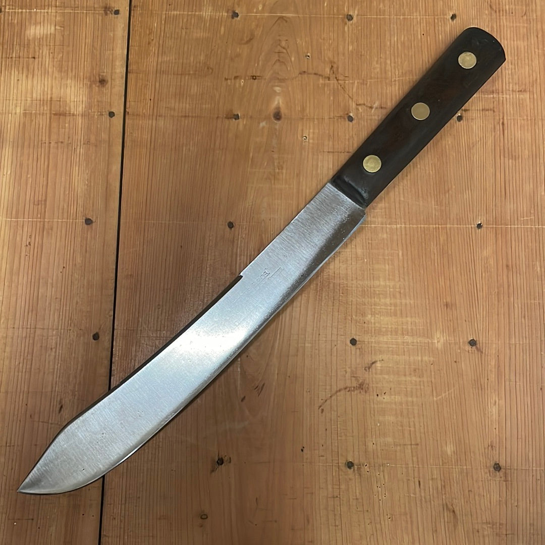Nichols Bros 10” Bullnose Scimitar Carbon Shear Steel 19th C - Early 20th
