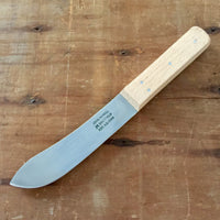 John Nowill 19th Century Pattern 5" Bullnose Butcher Knife Carbon Steel Beechwood Handle