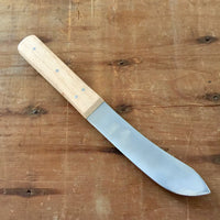 John Nowill 19th Century Pattern 5" Bullnose Butcher Knife Carbon Steel Beechwood Handle