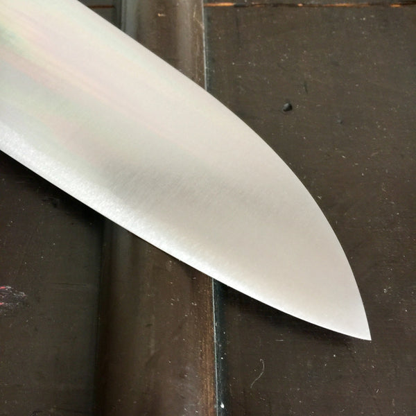 Takada no Hamono 180mm Santoku Iron Clad Aogami 2 Ho & Horn Octagonal