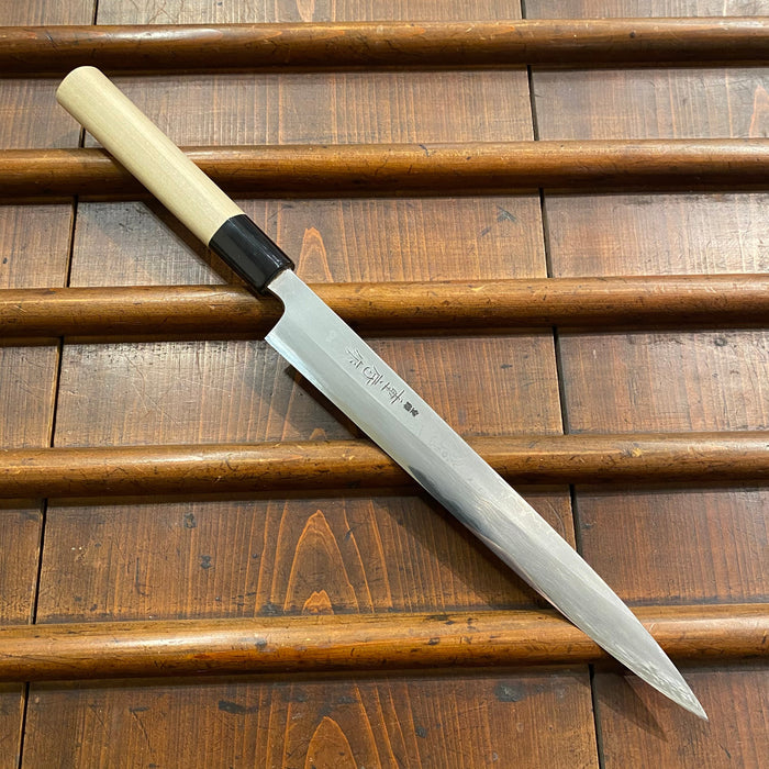 Shigefusa Kitaeji 240mm Yanagi W Saya & Box