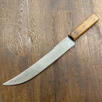 Unmarked Hand Forged 10.25” Scimitar Carbon Steel USA or UK 1875-1925