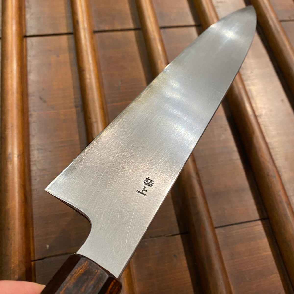 Shigehiro 240mm Gyuto (Yoshikazu Ikeda) Shirogami 2 Custom Handle