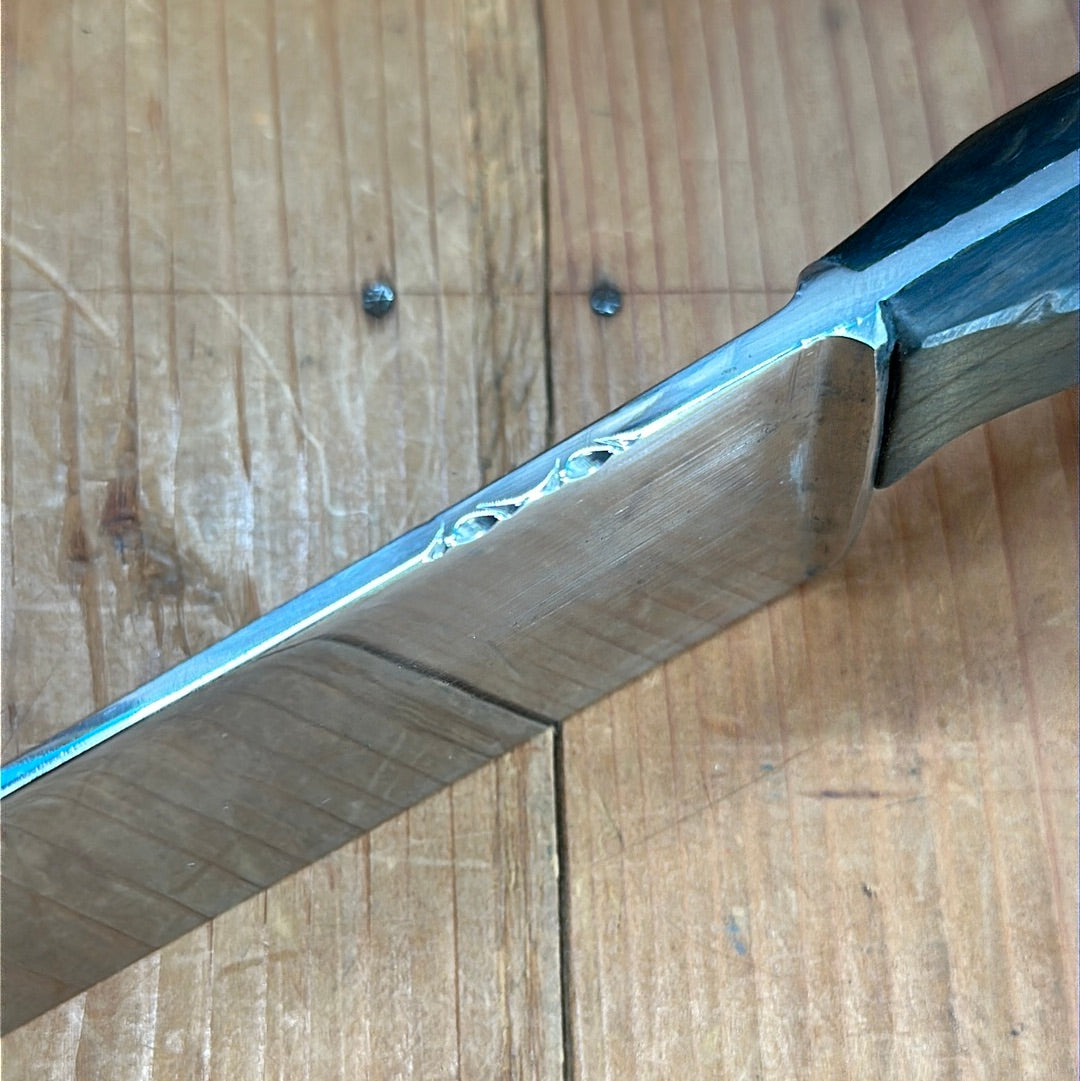 Art Ullis Tacoma Wash 10.25” Chef Knife Transitional Carbon Steel 1960s Solingen