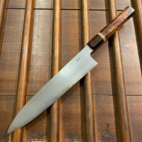 Shigehiro 240mm Gyuto (Yoshikazu Ikeda) Shirogami 2 Custom Handle