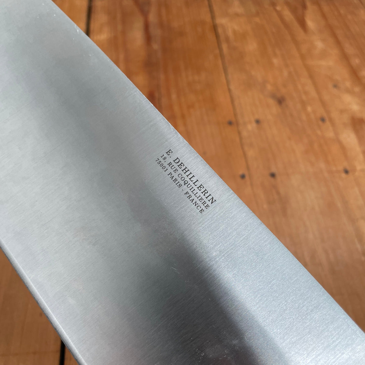 No 2 Dehillerin 300cm / 12.5" Abattre Heavy Chef Knife Stainless Steel Rosewood 26 oz