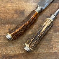 Anton Wingen Jr Carving Set Stainless Steel & Stag Solingen