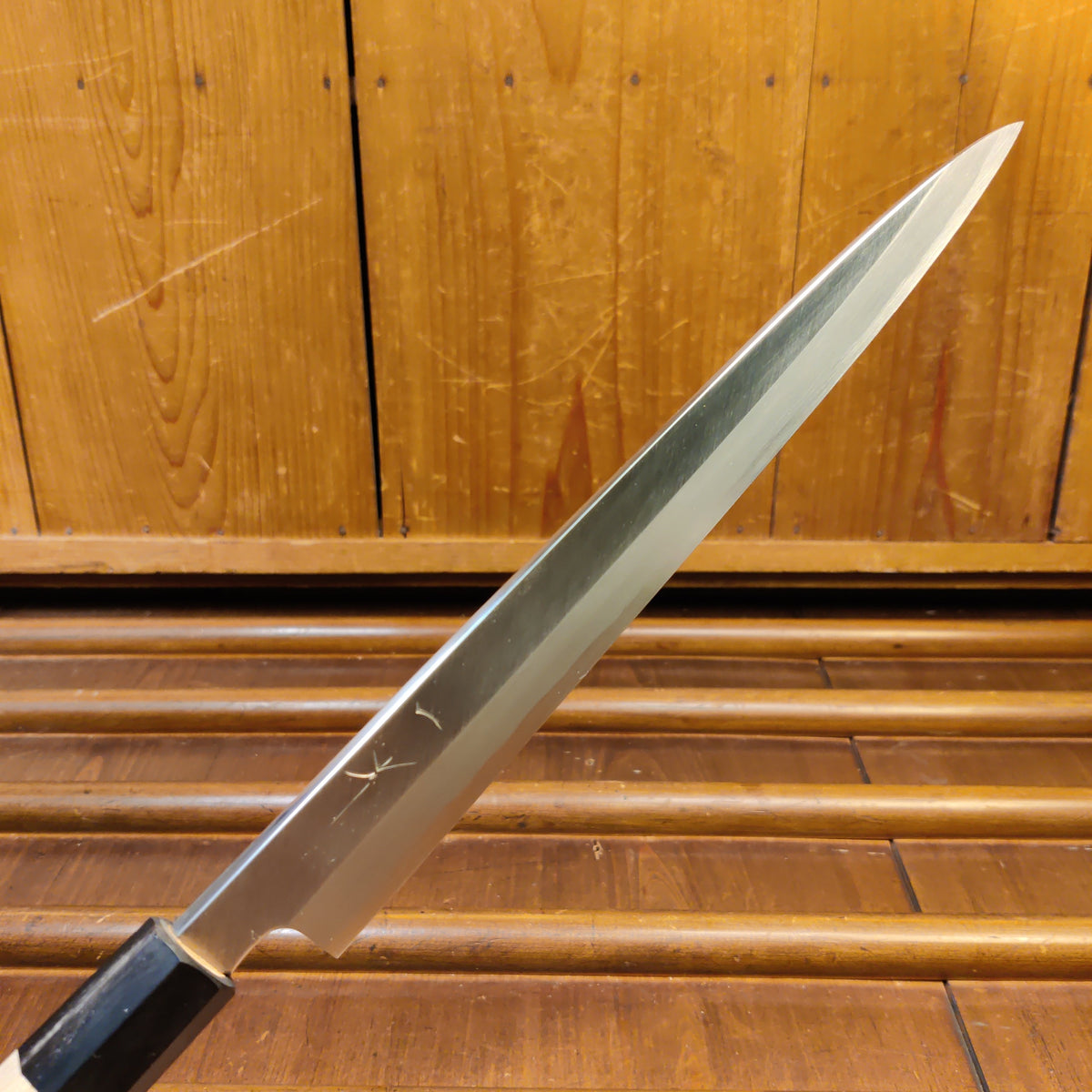 Hitohira Kikuchiyo Manzo 270mm Yanagi Aogami 2 Ho Wood W/ Box & Saya